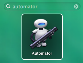 Launch macOS Automator